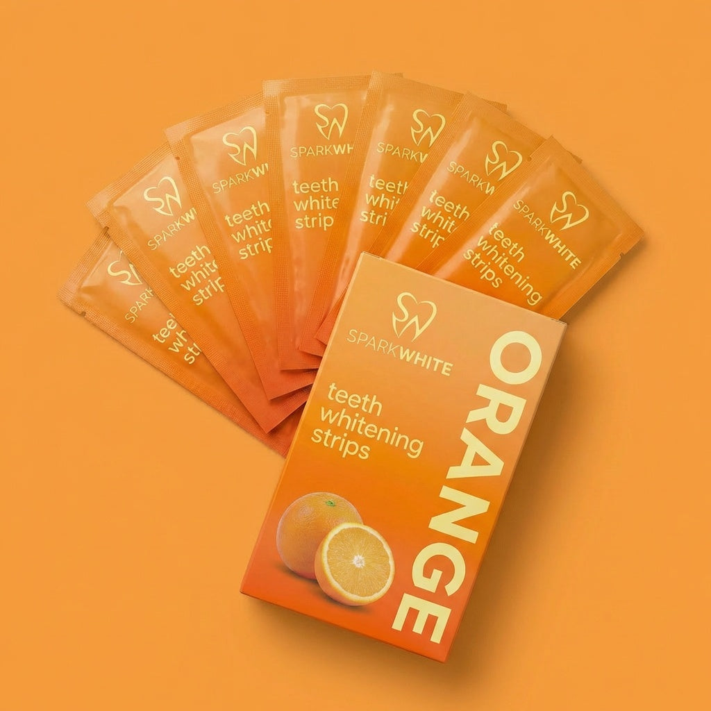 Teeth Whitening Strips Orange