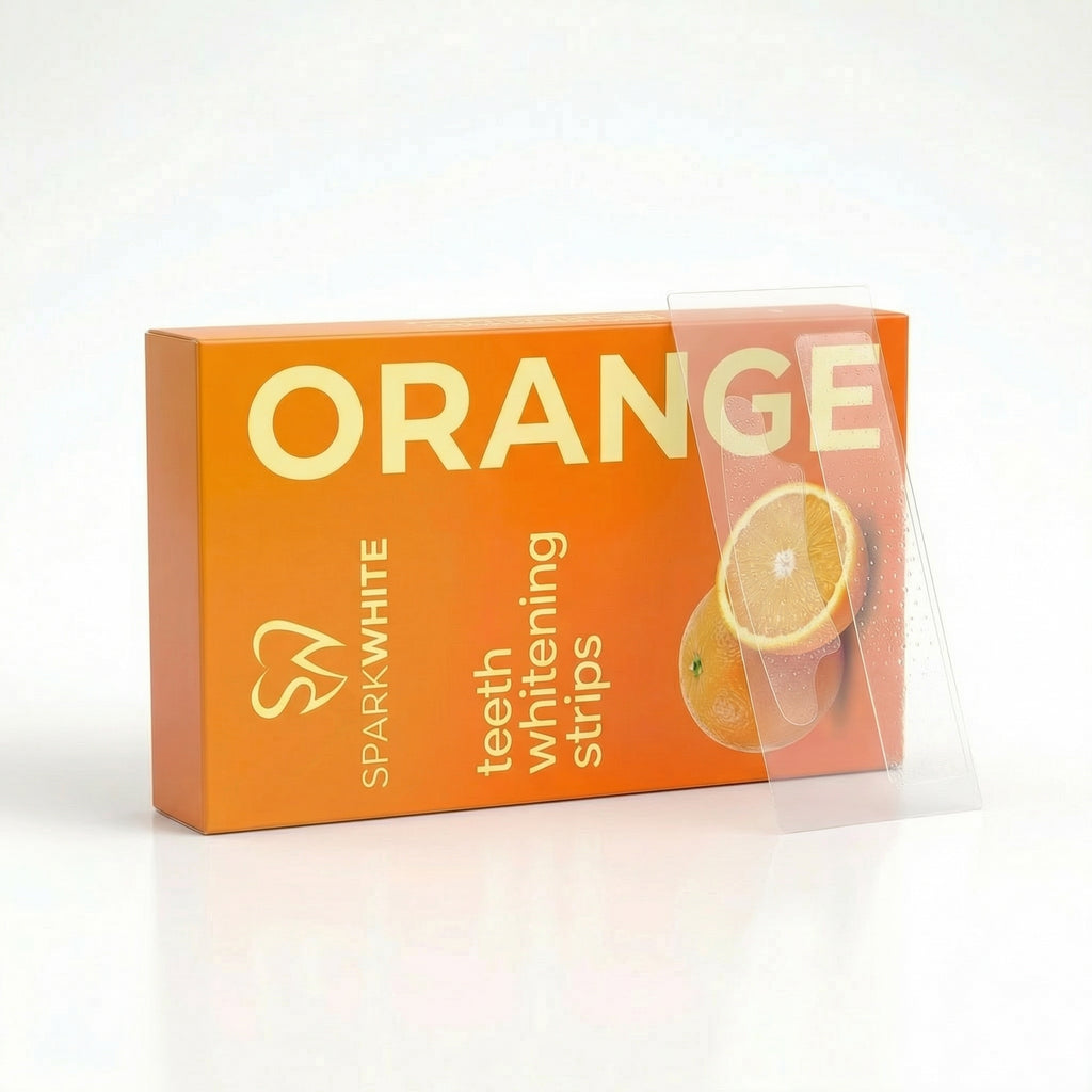 Teeth Whitening Strips Orange