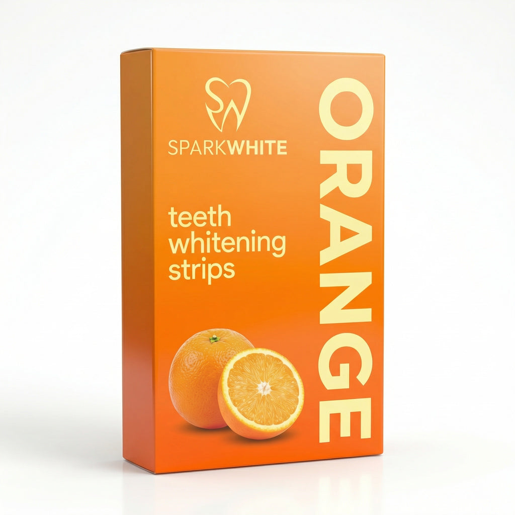 Teeth Whitening Strips Orange