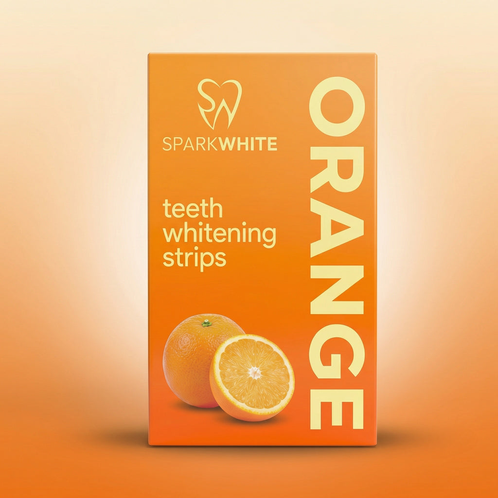 Teeth Whitening Strips Orange