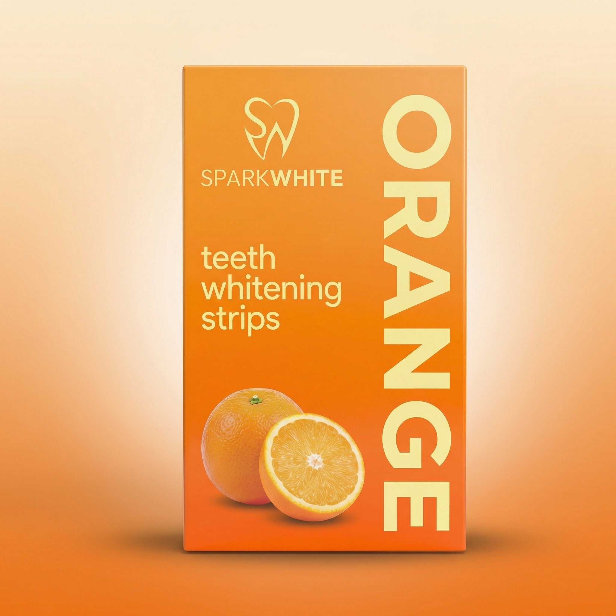 Teeth Whitening Strips Orange